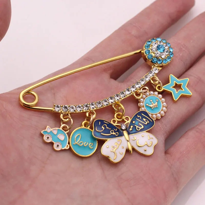 Imam Musa bin jafar KAZIM one of the house held of the prophet Muhammad in Islam Amanat Musa bin jafar brooch baby pin