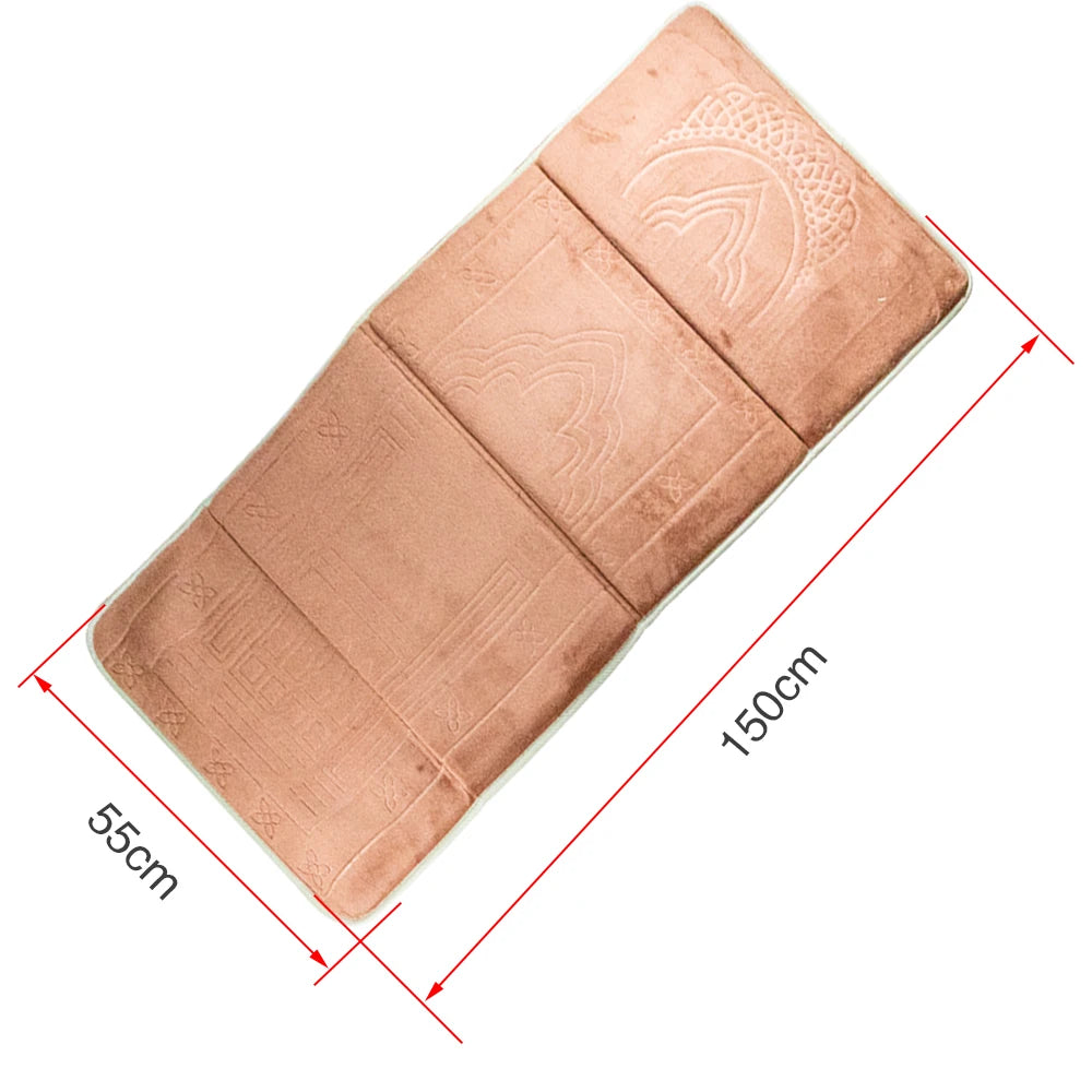 Muslim Prayer Mat Foldable Muslim Carpet Islamic Carpet Pray Mate Backrest Prayer Rug İslamic Carpet Home tapis de priere