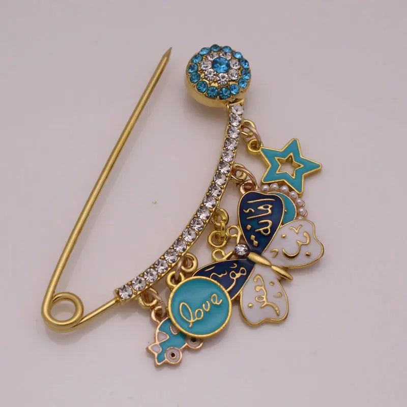 Imam Musa bin jafar KAZIM one of the house held of the prophet Muhammad in Islam Amanat Musa bin jafar brooch baby pin