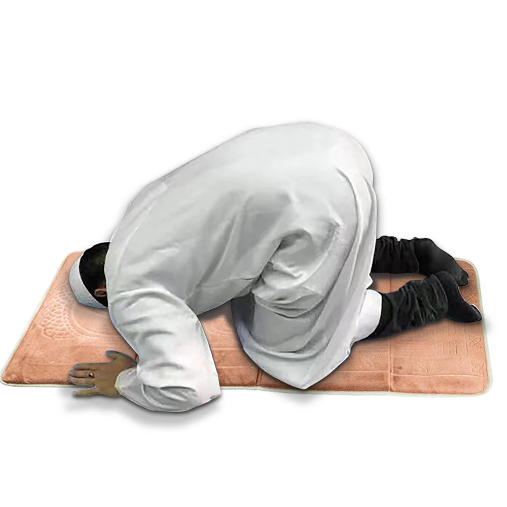Muslim Prayer Mat Foldable Muslim Carpet Islamic Carpet Pray Mate Backrest Prayer Rug İslamic Carpet Home tapis de priere