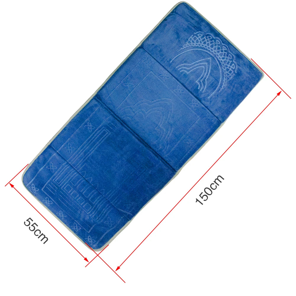 Muslim Prayer Mat Foldable Muslim Carpet Islamic Carpet Pray Mate Backrest Prayer Rug İslamic Carpet Home tapis de priere