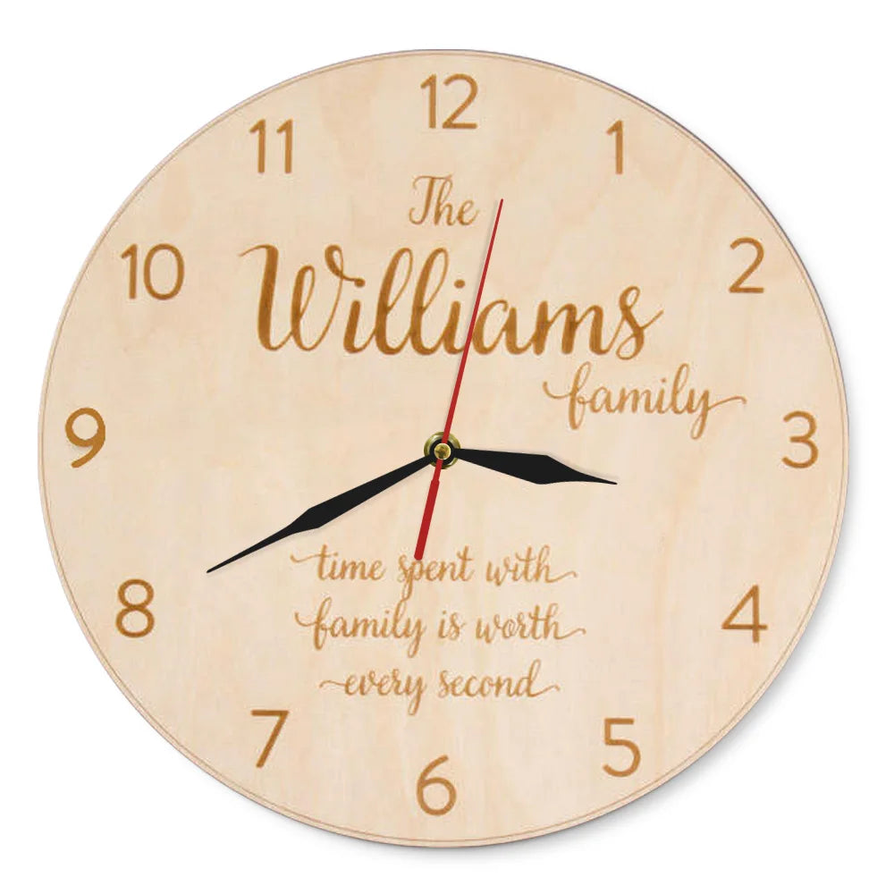 12 Imams Wall Clock Minimalist Wooden Ottoman Clock Arabic Home Decor Ahlulbayt Eid Gift Karbala Imam Mahdi