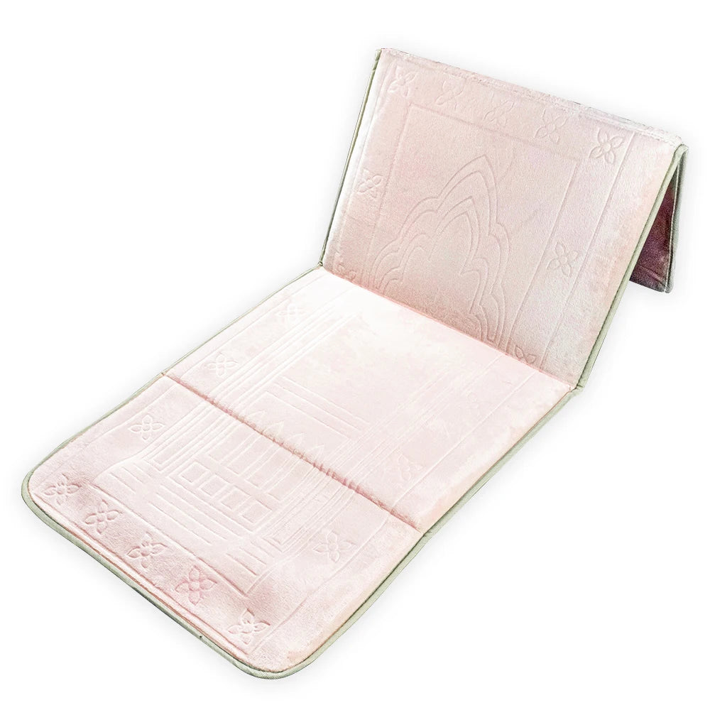 Muslim Prayer Mat Foldable Muslim Carpet Islamic Carpet Pray Mate Backrest Prayer Rug İslamic Carpet Home tapis de priere