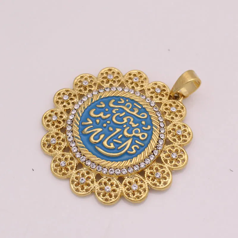 Imam Musa bin jafar KAZIM , one of the house held of the prophet Muhammad in Islam Amanat Musa bin jafar pendant necklace