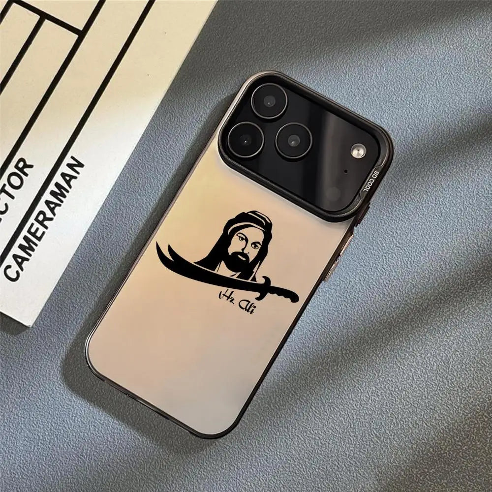 Islamic Hz A-Ali Phone Case For iPhone 17 16 15 14 13 12 11 Pro Max Air multicolor Matte Laser Metallic Aurora Funda