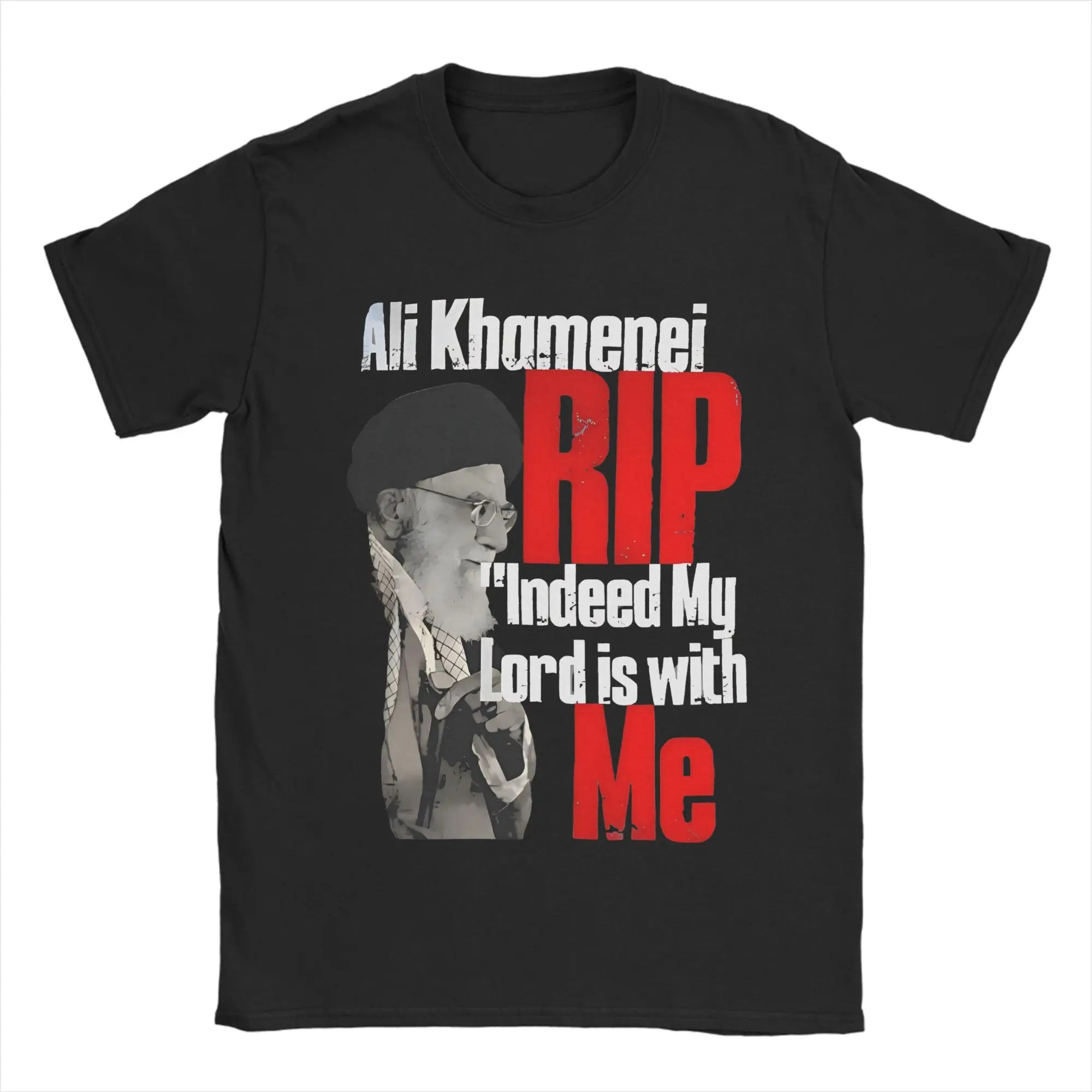 Graphic Printing We Love You Ayatollah RIP 1939-2026 IRAN Ali Khamenei T Shirt for Men's Clothing Women Summer Cotton T Shirt