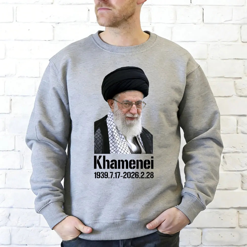 RIP Ayatollah Khomeini 1939-2026.2.28 Man Hoodies Memorialization Khamenei Tops Ayatollah Supreme Leader of Iran Sweatshirts