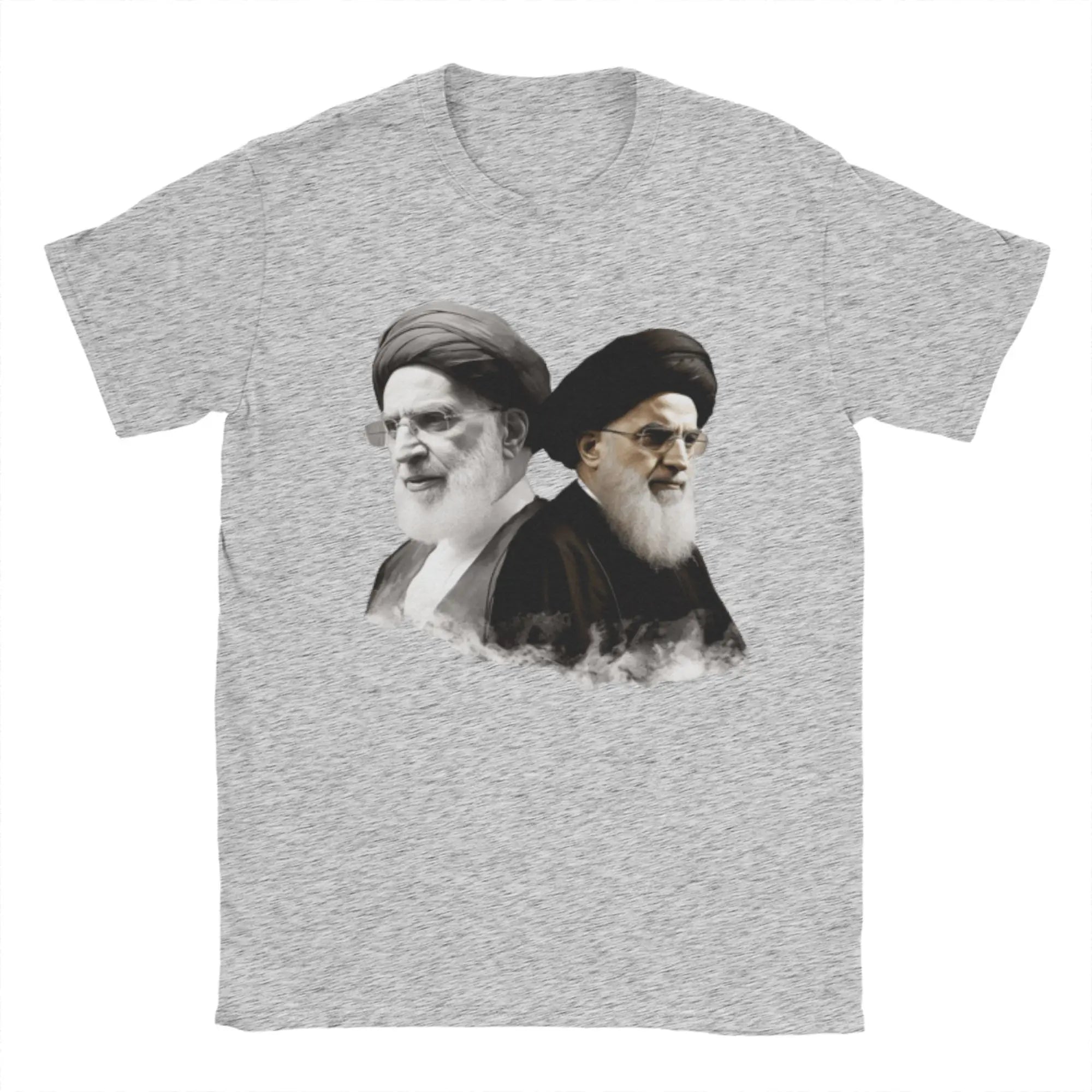 S-Seyyed Ali K-Khamenei Cotton T-Shirt For Men Summer  Vintage T Shirts Breathable Fashion Tees Oversized Print Tops