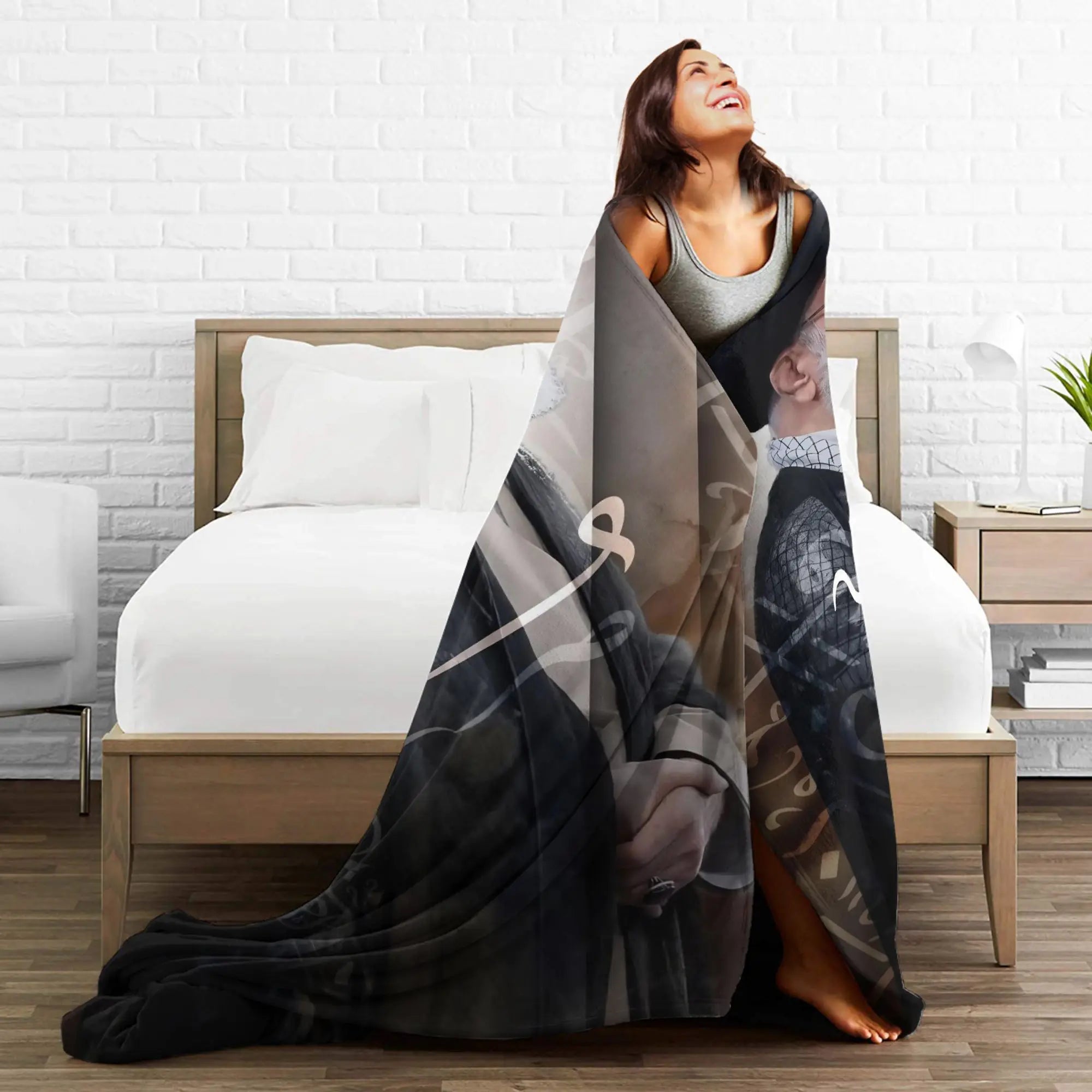 Ayatollah Sayyed Ali Khamenei Iranian Leader Blanket Aesthetic Throw Blanket Home Decor Flannel Bedspread Sofa Bed Cover
