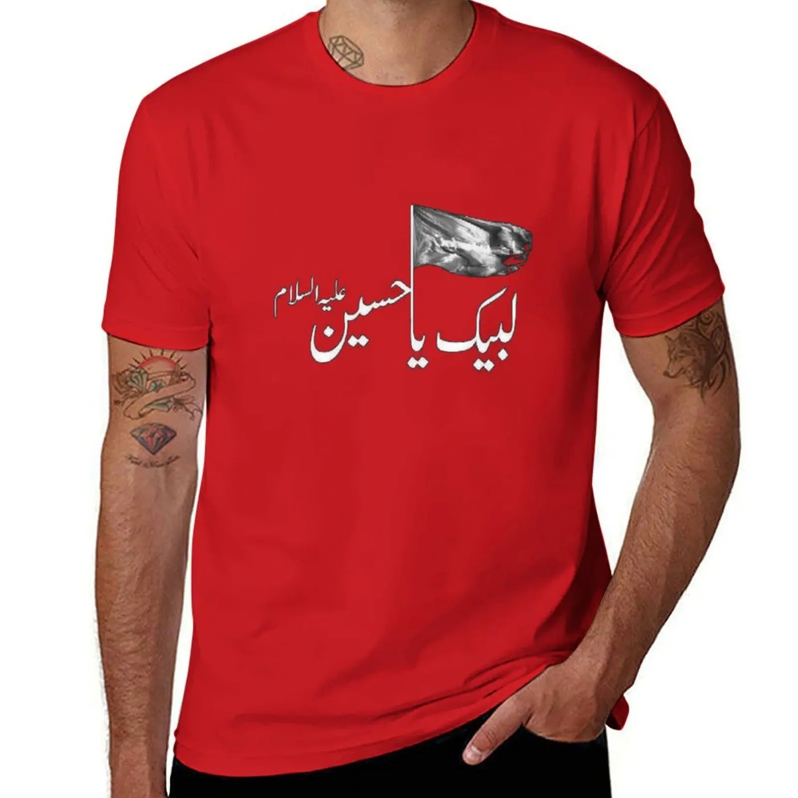 Labaik ya hussain T-Shirt quick drying kawaii clothes blacks clothing for men