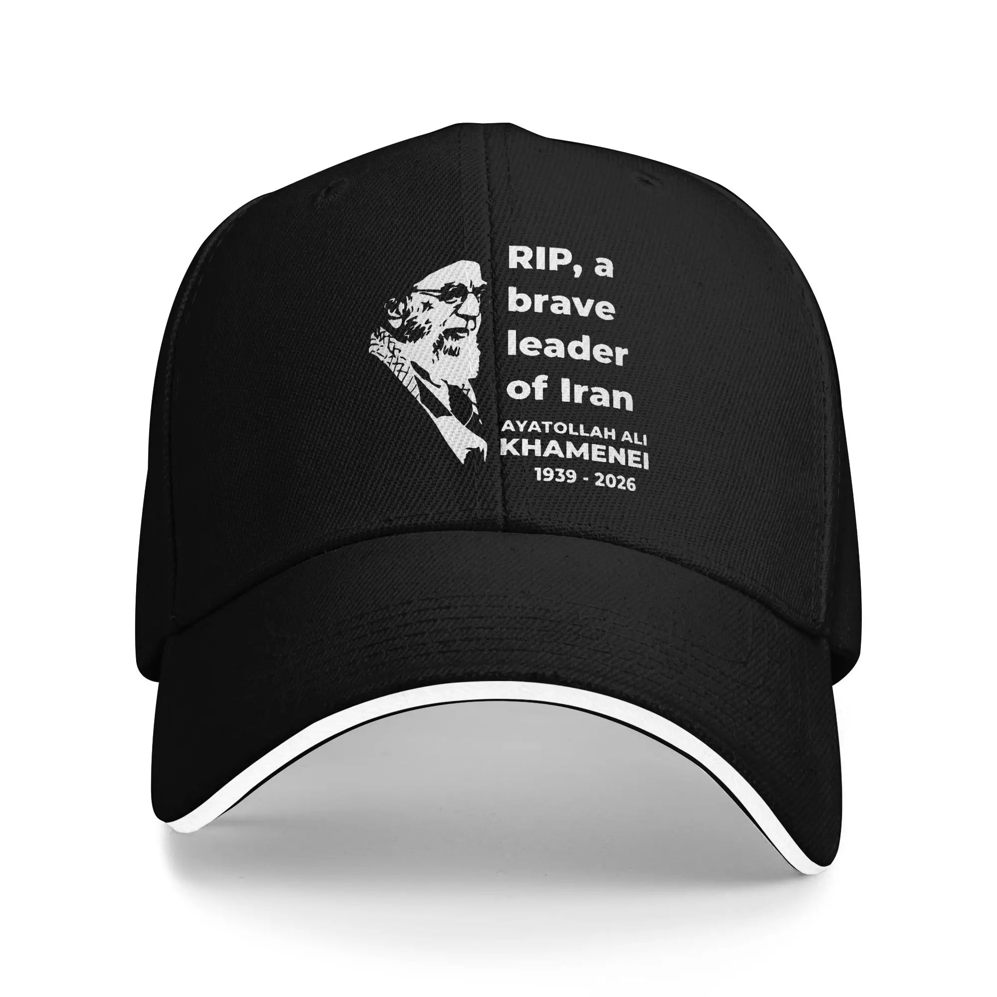 RIP Iran Ayatollah Ali Khamenei 1939 - 2026  Caps For Unisex Cool Baseball Cap  Snapback Hat Golf Headewear Gift
