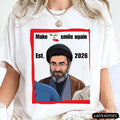 Make Iran Smile Again Est. 2026 Graphic T Shirts Mojtaba Khamenei Iran Supreme Leader Shirt Men Women Cotton Short-sleeve Tops