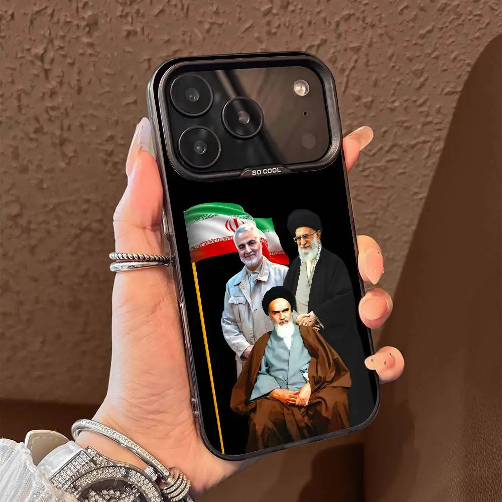 RIP Ali Khamenei Iranian Iran Phone Case For iPhone 15,17,11,14,13,16,12,E,Max,Plus,Air,Pro,Mini Black Matte Cover