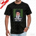 Hip Hop Graphic T-Shirt Y2K Khamenei Print Oversized Tee Men Women Cotton Short Sleeve Streetwear O-Neck Summer T Shirt Gift New