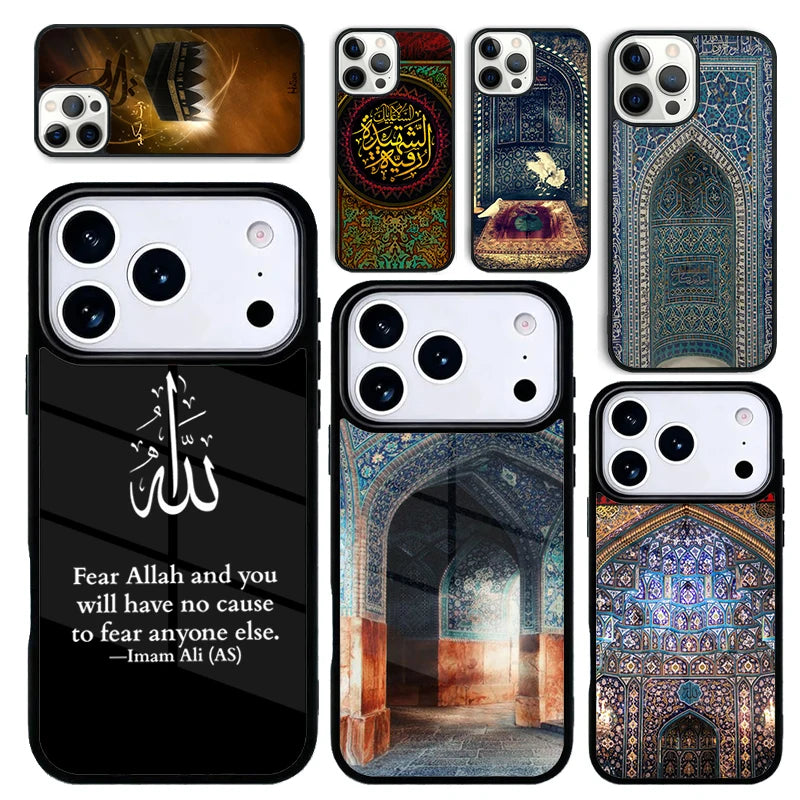Capa Case for iPhone 17 Air 16 Pro Max 15 Plus 11 13 Mini 14 12 Back Phone Cover Imam Ali Islamic Holy