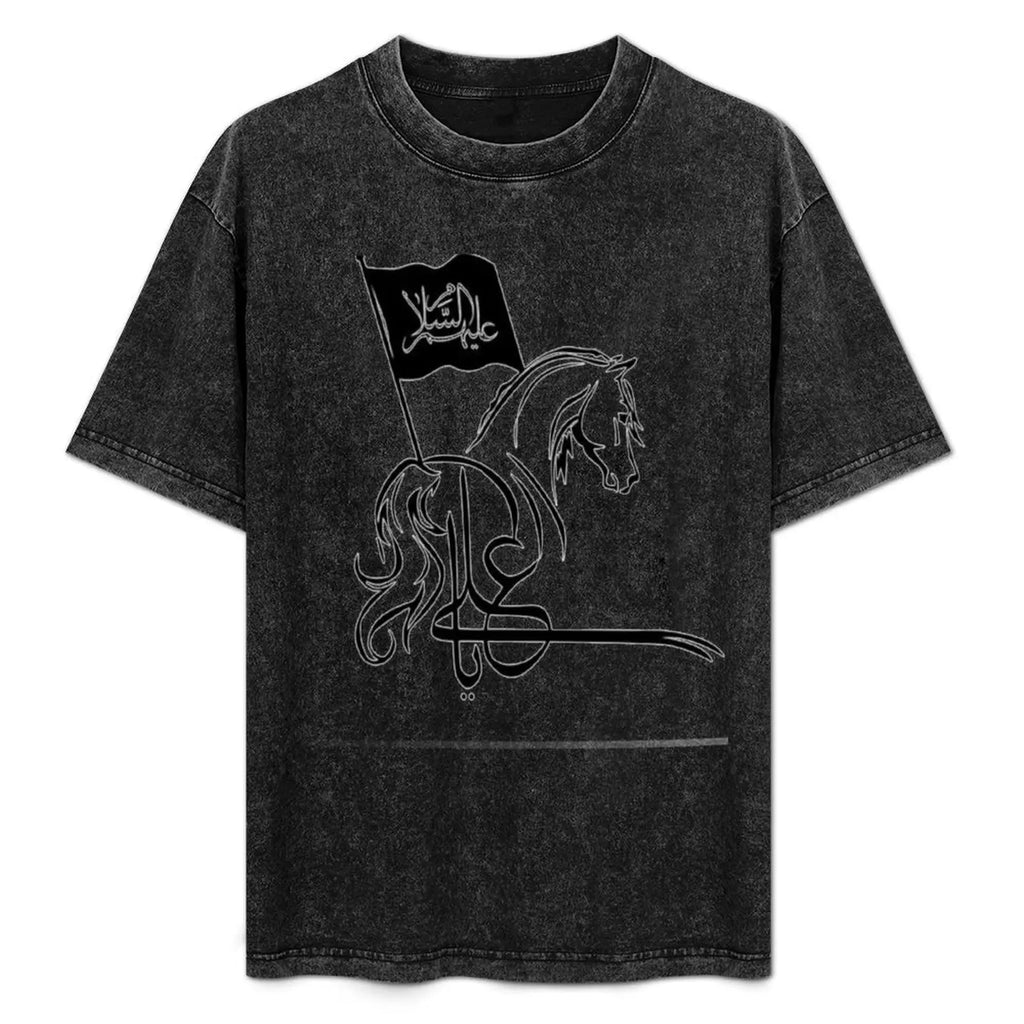 Labaik ya hussain T-Shirt Relaxed Casual Short Sleeve Tee