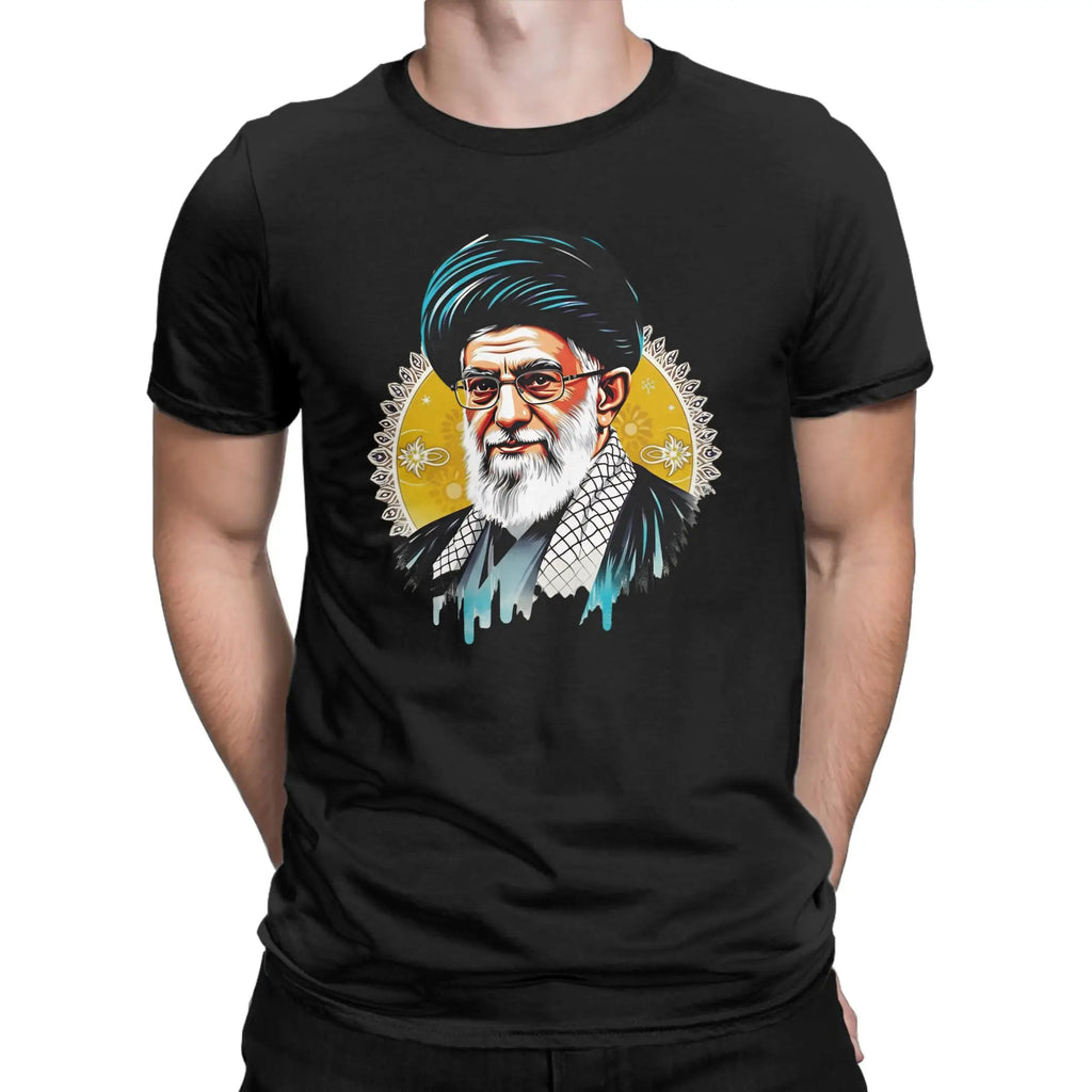 Mens Womens RIP Iran Ayatollah Ali Khamenei 1939 - 2026  T Shirt 100% Cotton Printed T-Shirt  Top Clothing