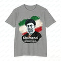 Khamenei Portrait T-Shirt Iran Flag National History Printed Unisex Tee Patriotic Personage Vintage Classic Lament Men's Tops