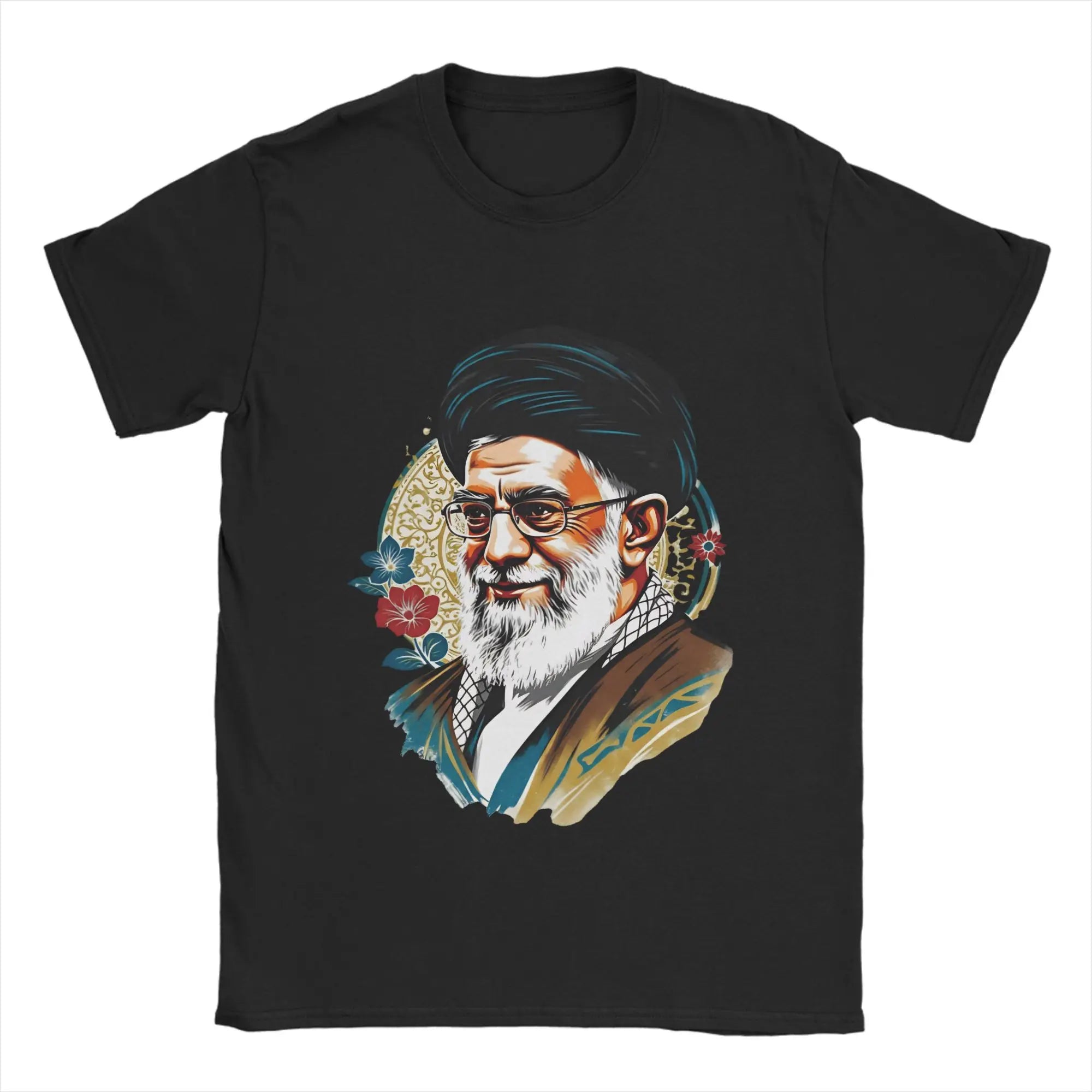 Ali Khamenei  Cotton T Shirt For Adult Summer  Street Style T-Shirts O Neck Hipster Tee Shirt Oversized Loose Tops