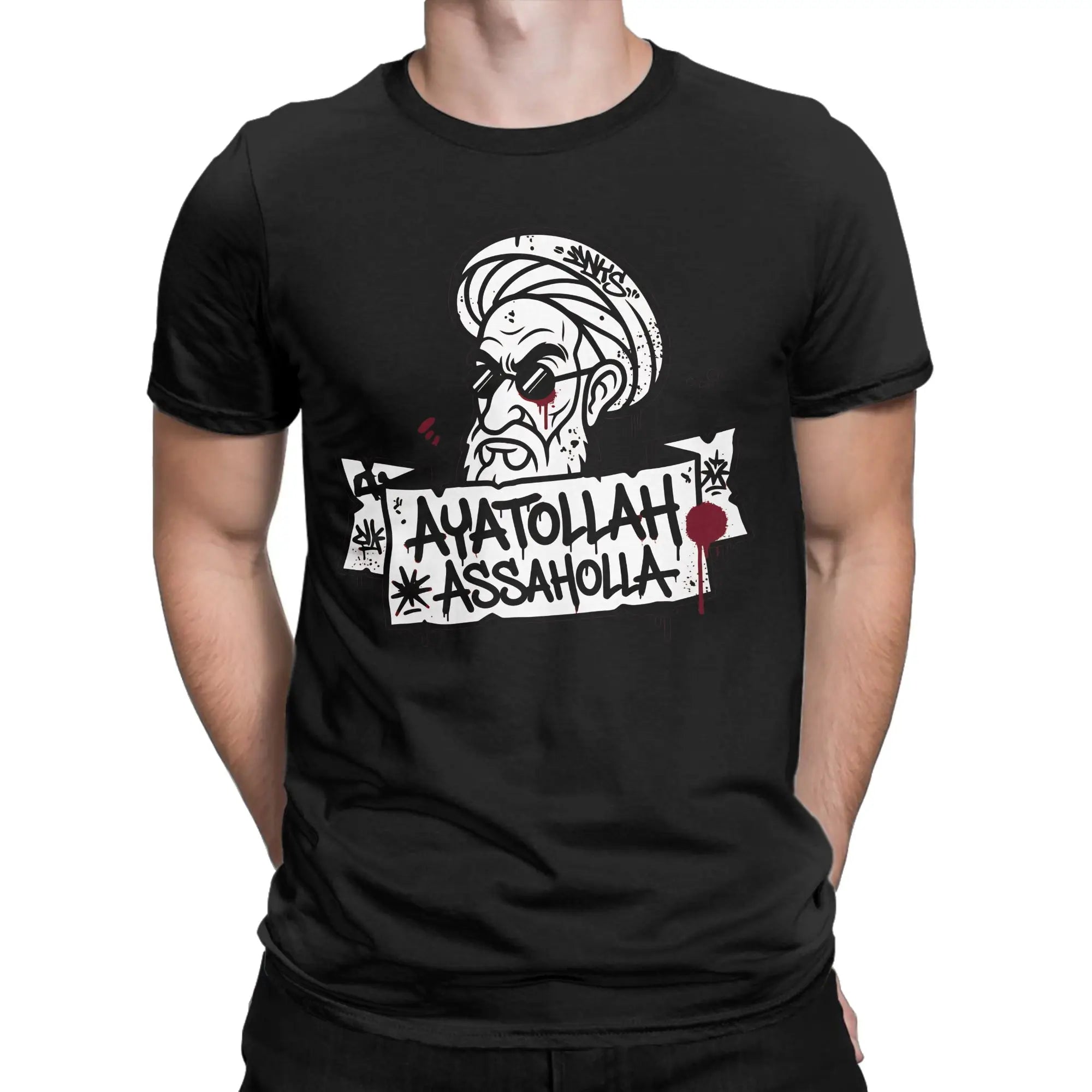 Men Women Printed RIP Iran Ayatollah Ali Khamenei 1939 - 2026  T Shirt Tee 100% Cotton  T-shirts Clothing