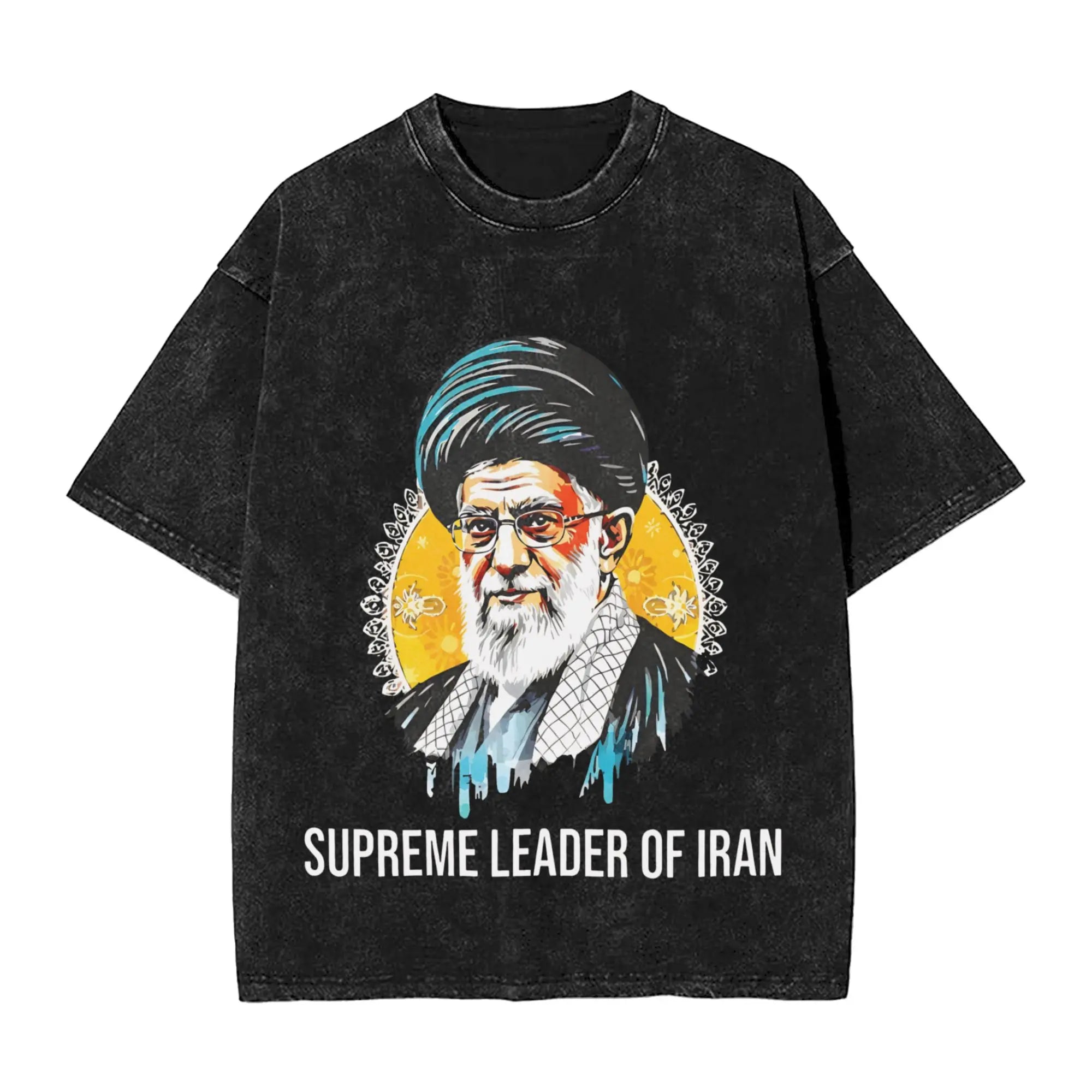 Ali Khamenei  T Shirt  Harajuku T Shirts Short Sleeve Vintage Tshirt Beach Cotton O-Neck Plus Size Top Tees