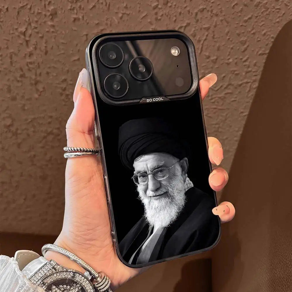 RIP Ali Khamenei Iranian Iran Phone Case For iPhone 15,17,11,14,13,16,12,E,Max,Plus,Air,Pro,Mini Black Matte Cover