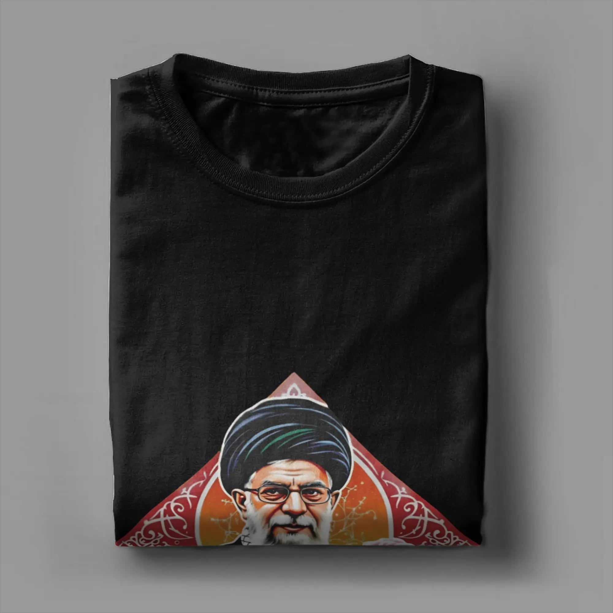 Ali Khamenei  Cotton T Shirt For Adult Summer  Street Style T-Shirts O Neck Hipster Tee Shirt Oversized Loose Tops