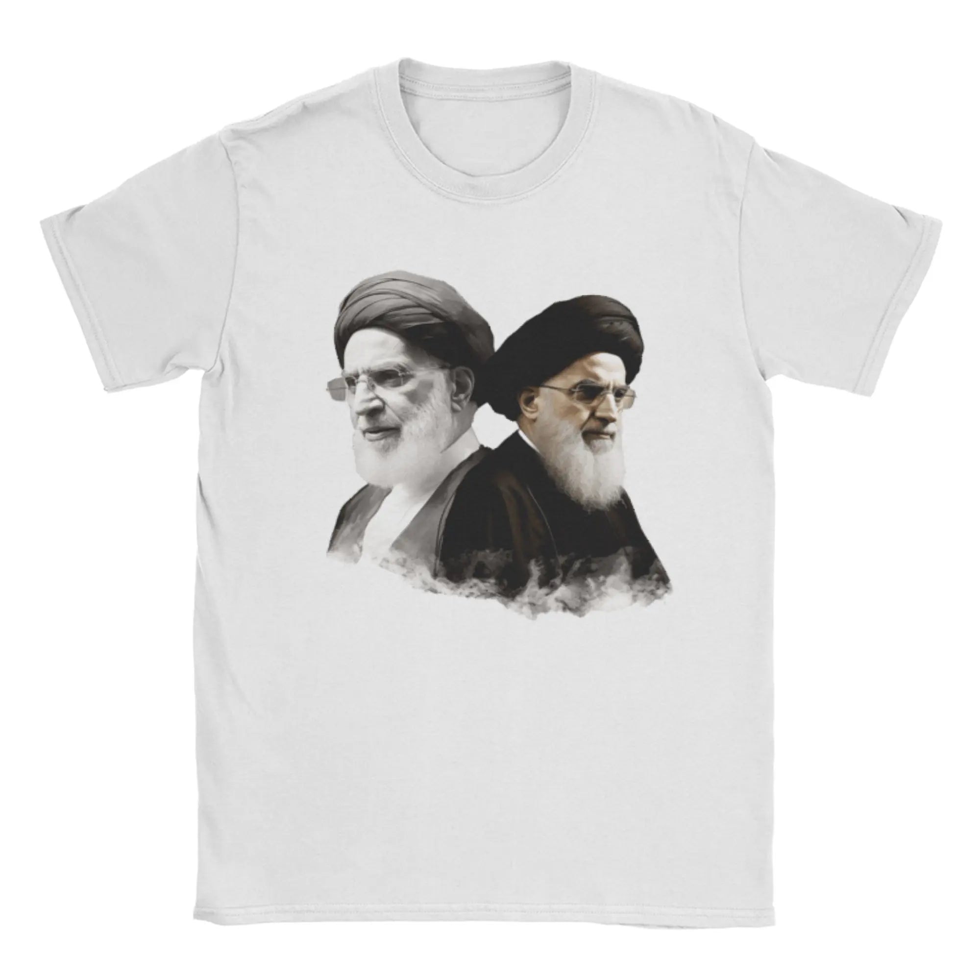 S-Seyyed Ali K-Khamenei Cotton T-Shirt For Men Summer  Vintage T Shirts Breathable Fashion Tees Oversized Print Tops