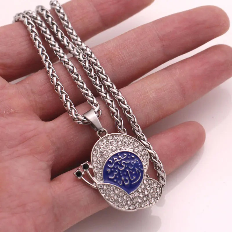 ZKD Muslim Imam Musa bin jafar KAZIM one of the house held of the prophet Muhammad Amanat Musa bin jafar pendant necklace