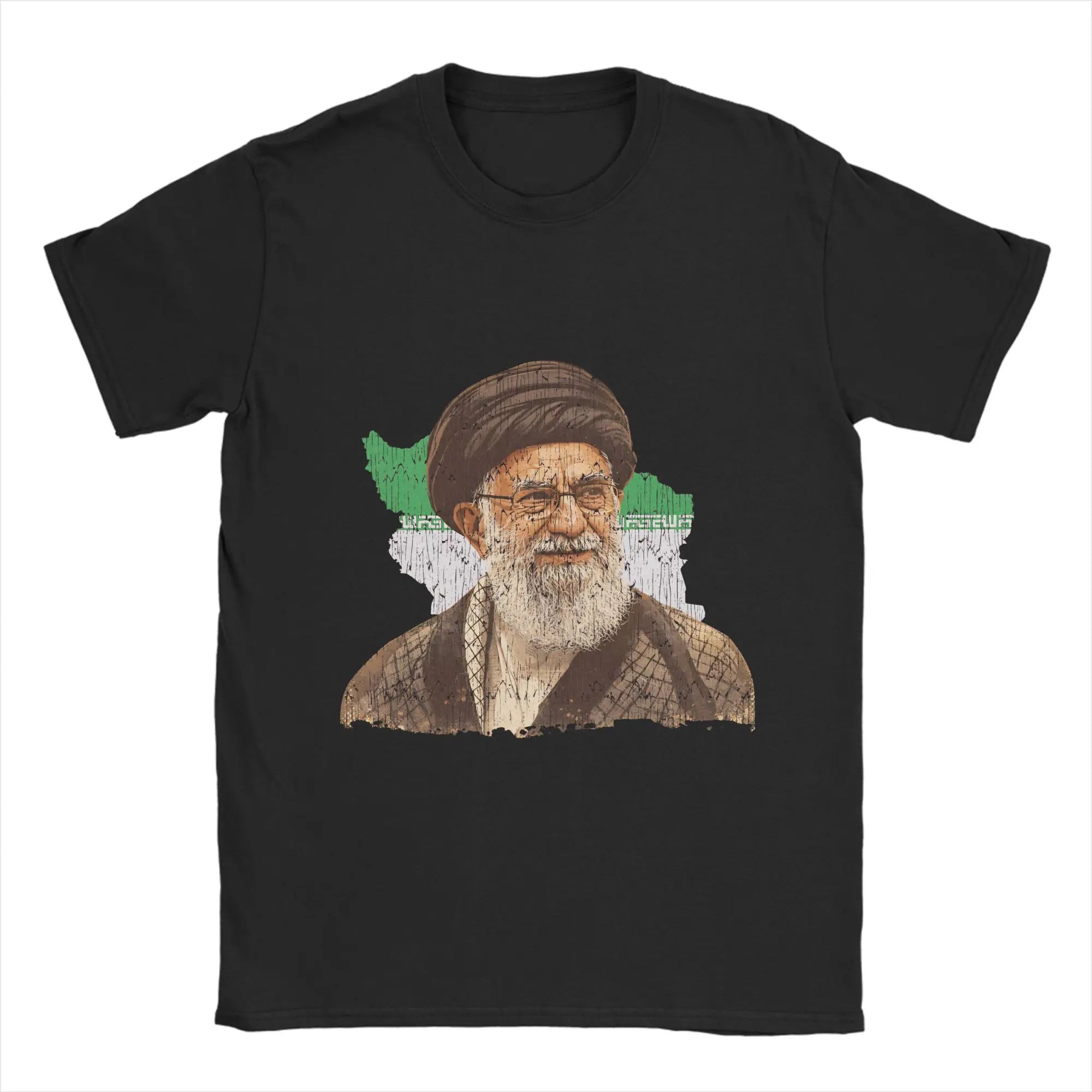 Ali Khamenei  Cotton T Shirt For Adult Summer  Street Style T-Shirts O Neck Hipster Tee Shirt Oversized Loose Tops