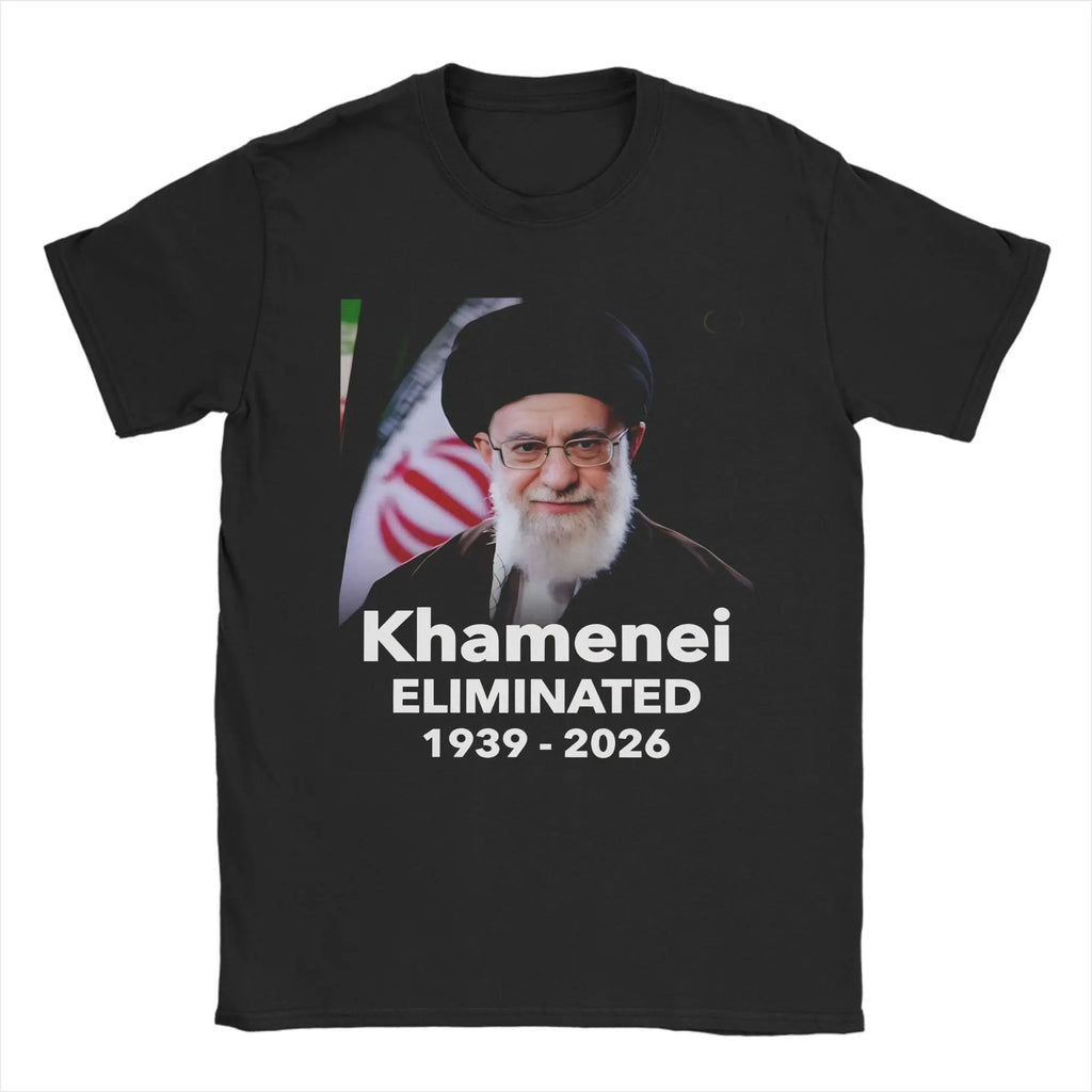 Graphic Printing We Love You Ayatollah RIP 1939-2026 IRAN Ali Khamenei T Shirt for Men's Clothing Women Summer Cotton T Shirt