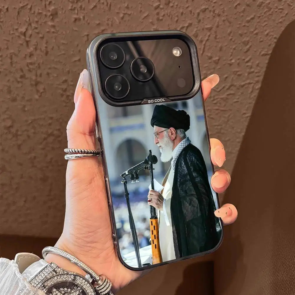 RIP Ali Khamenei Iranian Iran Phone Case For iPhone 15,17,11,14,13,16,12,E,Max,Plus,Air,Pro,Mini Black Matte Cover