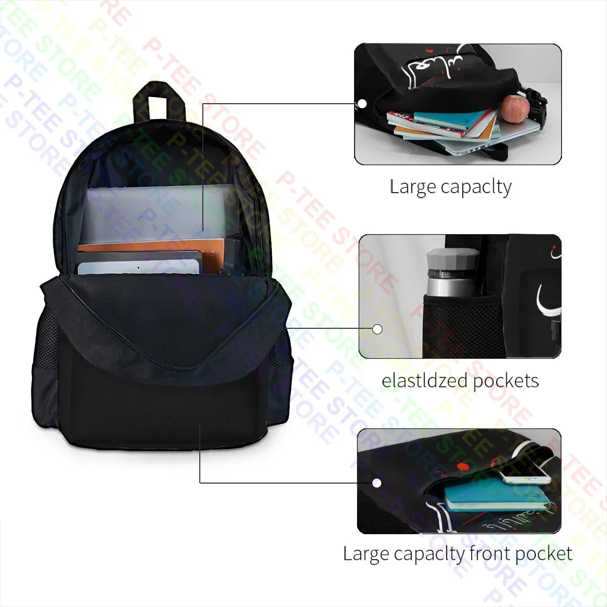 Ya Aba Alfadhl Al Abbas Muharram Ashura Karbala Large Capacity Backpack Gym Swimming Shopping Bag Bags For Travel