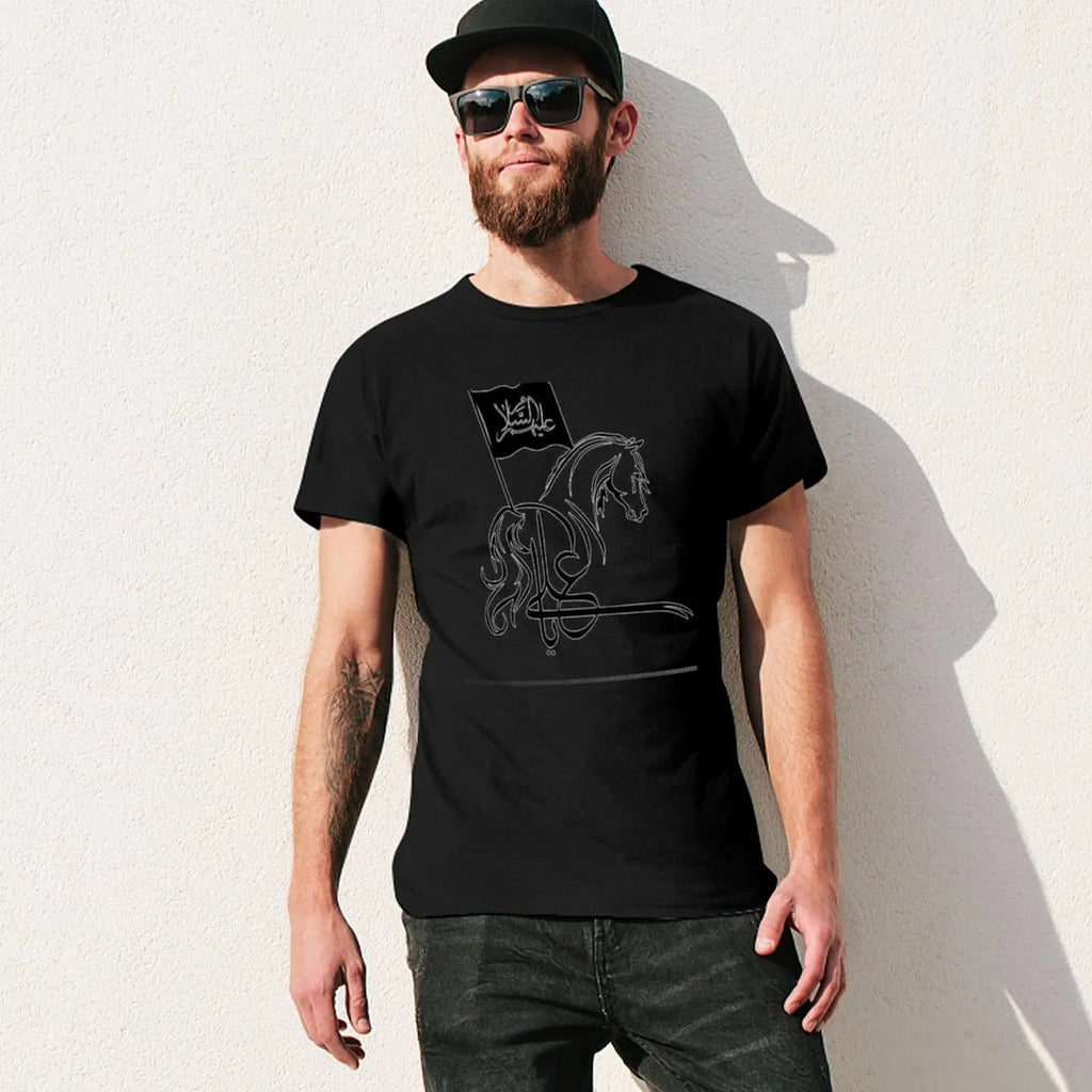 Labaik ya hussain T-Shirt All Weather Casual Short Sleeve