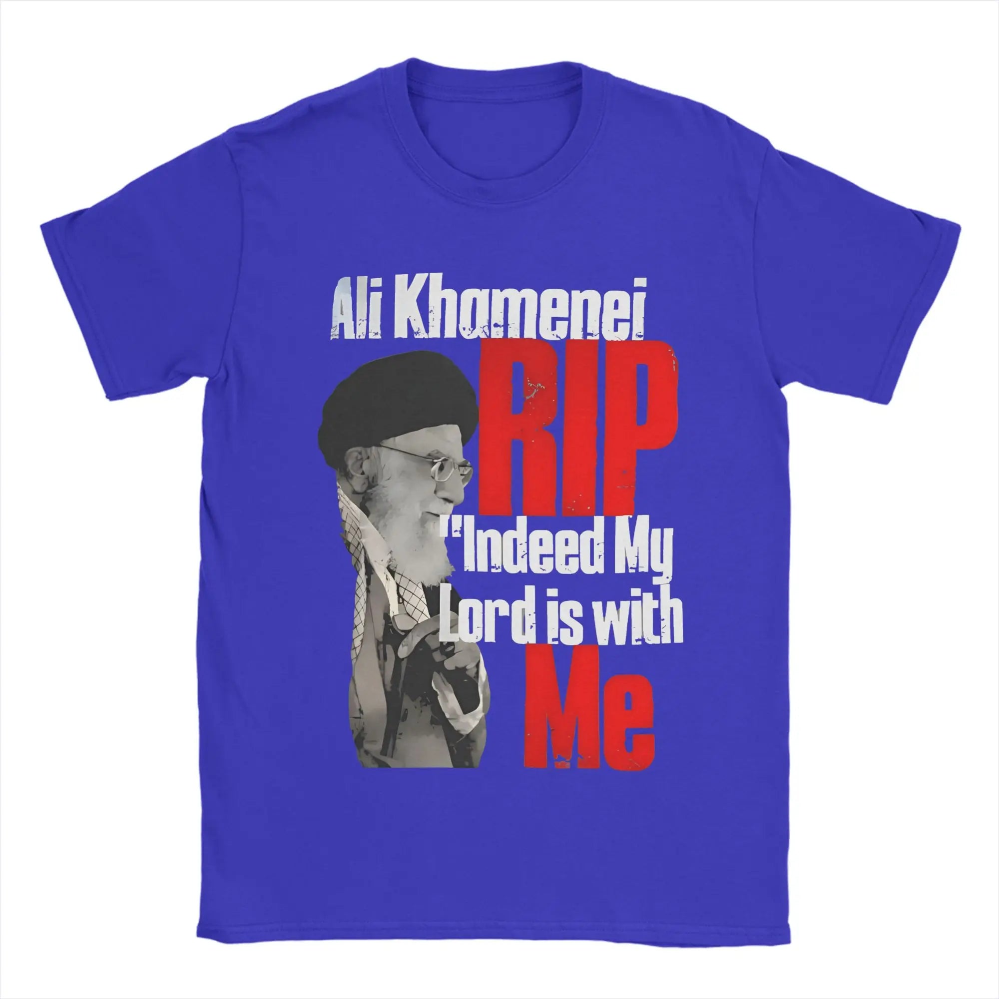 Harajuku T-Shirt RIP Iran Ali Khamenei Cotton T-Shirts Iranian Leader  Leisure Tee Shirt for Couple Beach Short Sleeve Top Tees