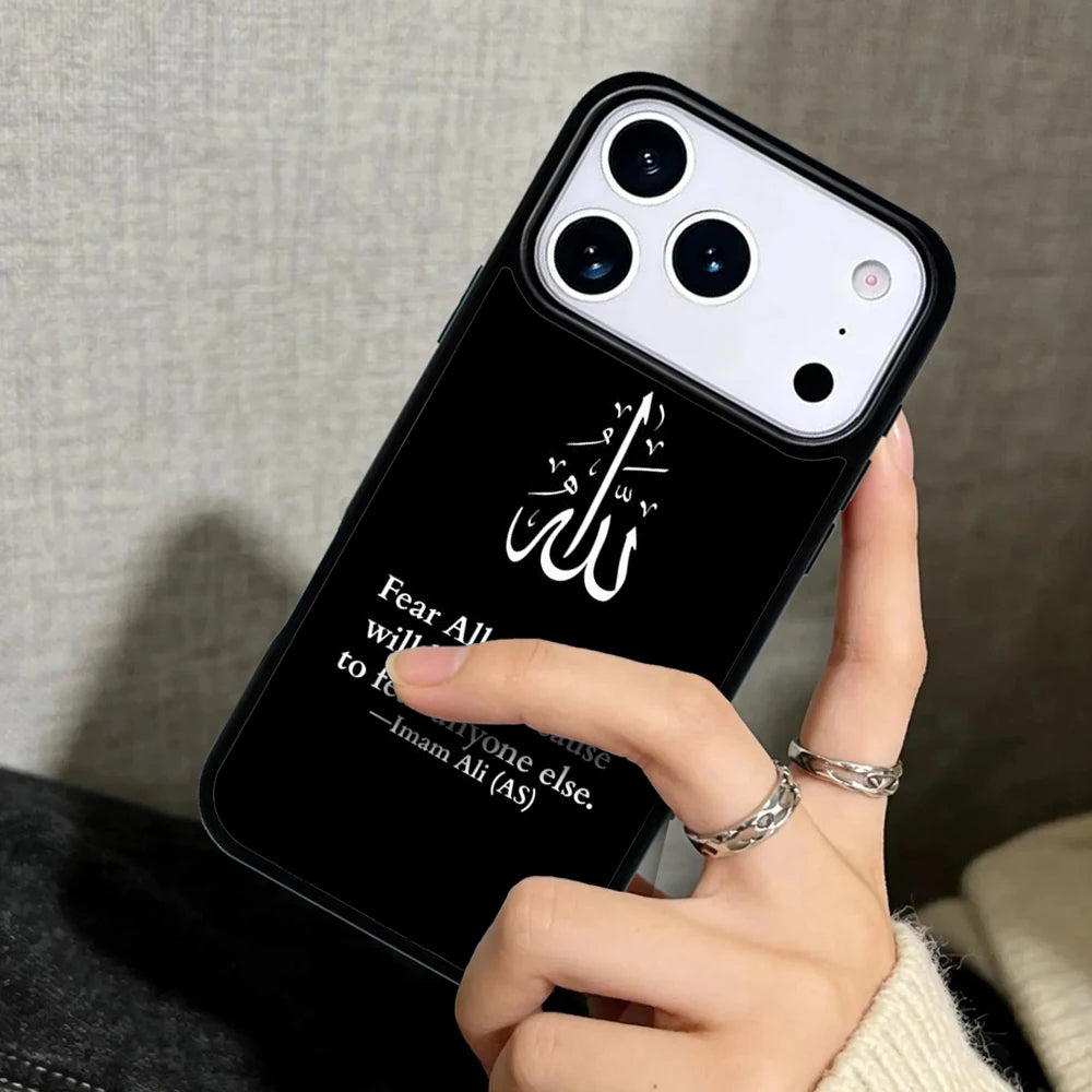 Capa Case for iPhone 17 Air 16 Pro Max 15 Plus 11 13 Mini 14 12 Back Phone Cover Imam Ali Islamic Holy