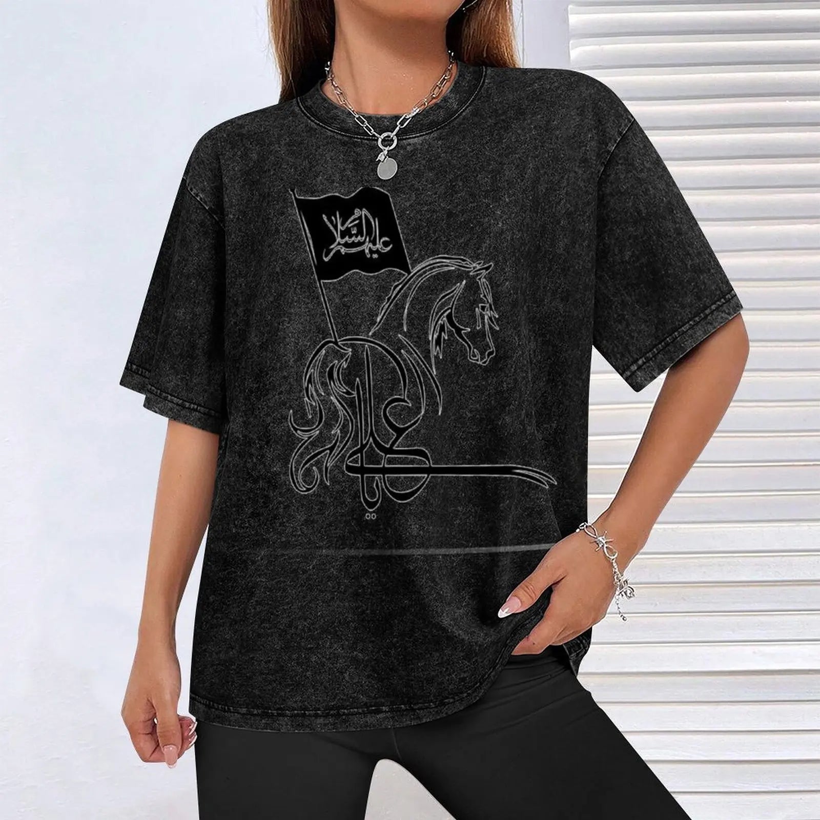 Labaik ya hussain T-Shirt Relaxed Casual Short Sleeve Tee