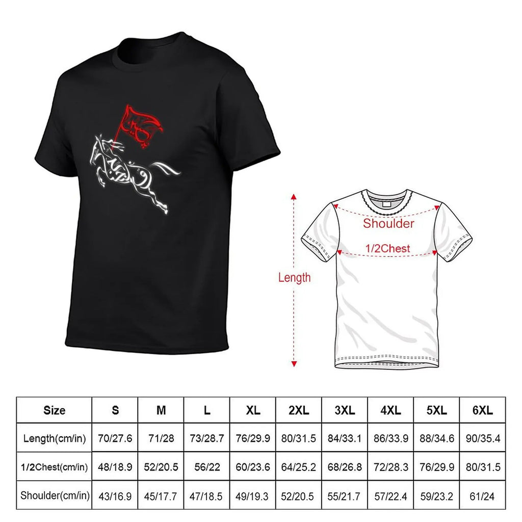 Labaik ya hussain T-Shirt summer tops boys whites quick-drying tees mens white t shirts