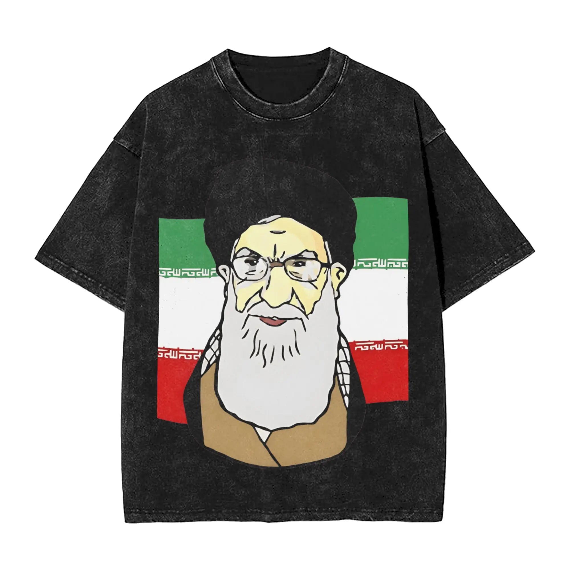 Ali Khamenei  T Shirt  Harajuku T Shirts Short Sleeve Vintage Tshirt Beach Cotton O-Neck Plus Size Top Tees