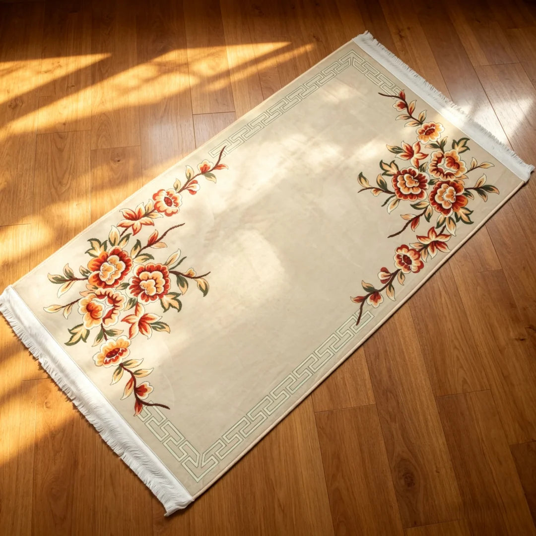 Prayer Rug Muslim Retro Mat Islamic Thick Large for Men Women for Eid Travel Soft Luxury and Great  for Knees and Forehead