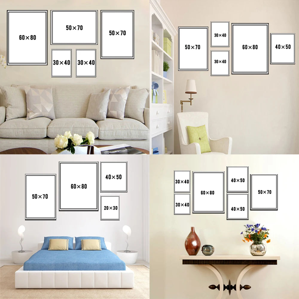 Islamic Style Calligraphy Wall Art Poster Ayatul Kursi Quran Marble Veins HD Canvas Painting Room Interior Home Decor Wallpapers