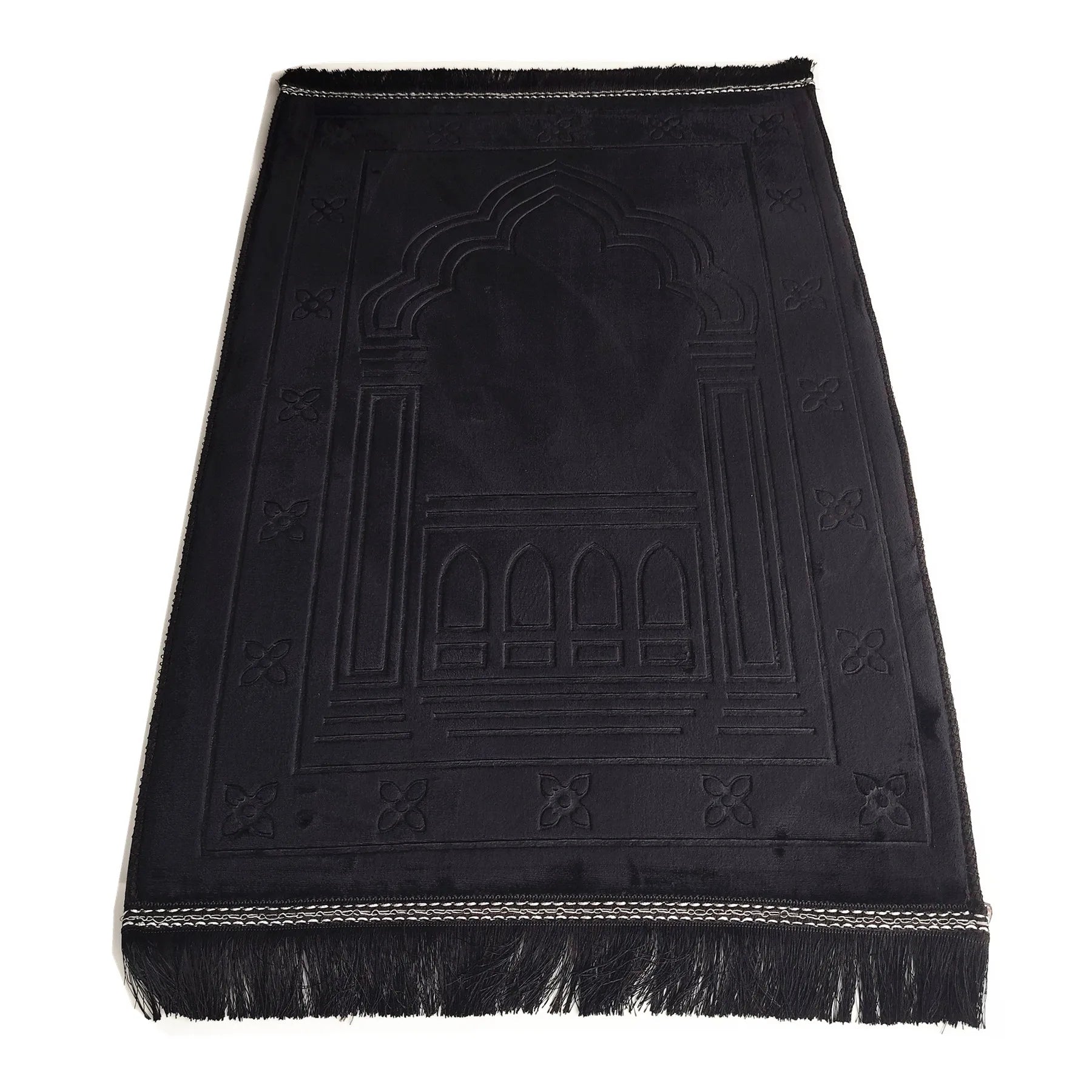 Memory Foam Prayer Mat Luxury Large Muslim Prayer rug Padded Very Thick Janamaz Sajadah for Men Women for Eid Ramadan