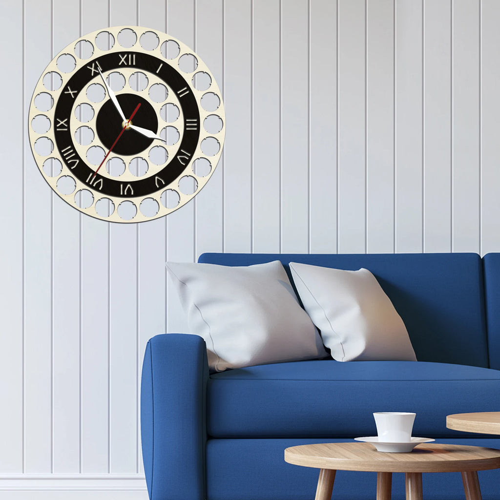 12 Imams Wall Clock Minimalist Wooden Ottoman Clock Arabic Home Decor Ahlulbayt Eid Gift Karbala Imam Mahdi