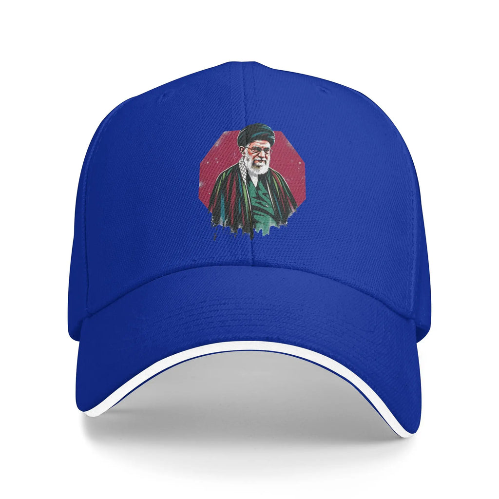 Ali K-Khamenei  Baseball Cap  Vintage Couple Women Trucker Hat Sun Design Running Hippie Baseball Caps Gift Idea