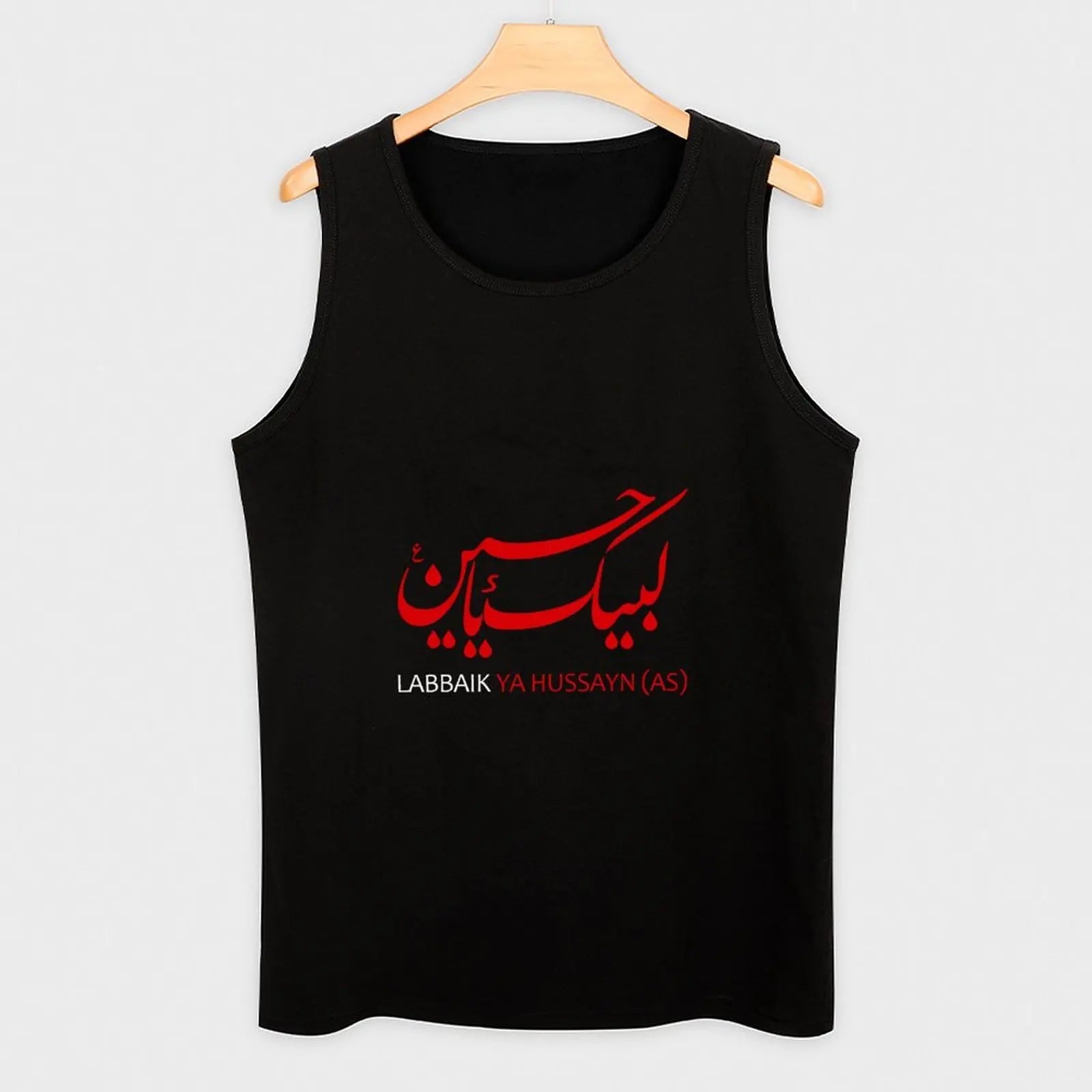 Labbaik Ya Hussain Tank Top Basic Cotton Tank Top Non-Shrink Casual Sleeveless