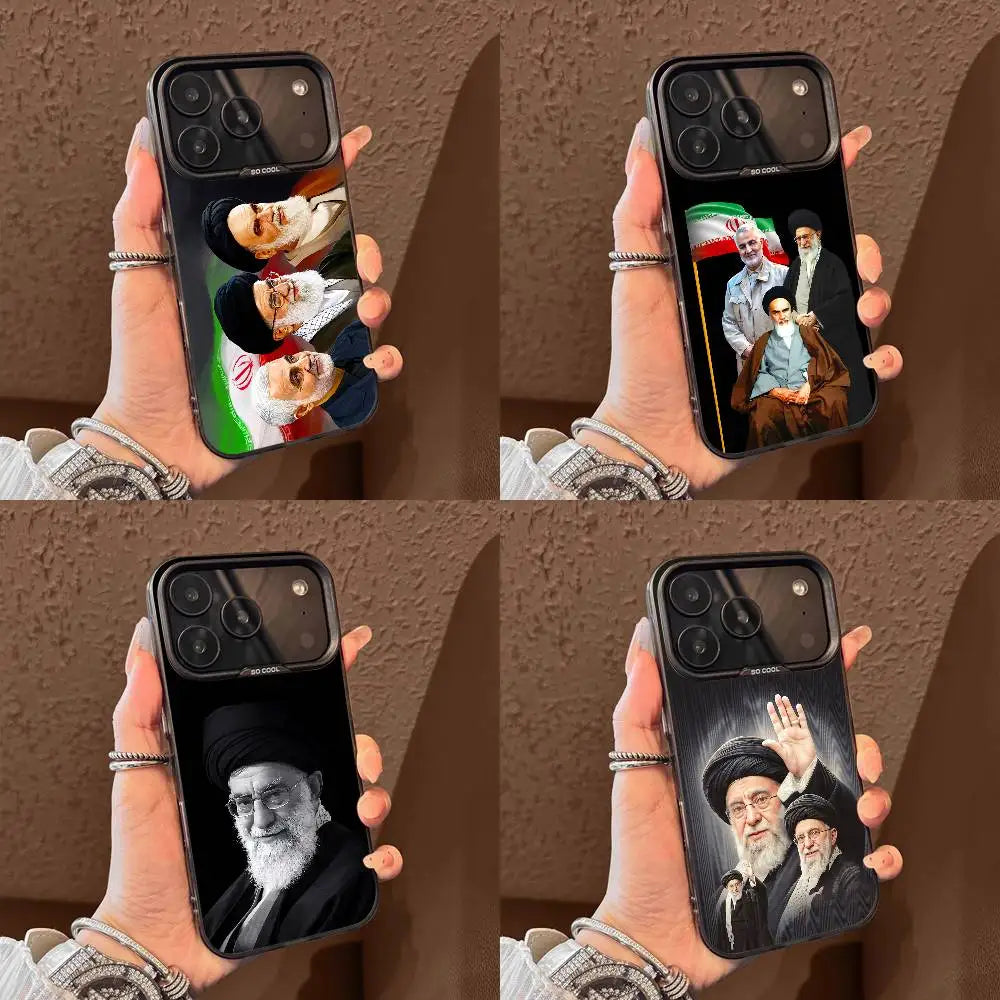 RIP Ali Khamenei Iranian Iran Phone Case For iPhone 15,17,11,14,13,16,12,E,Max,Plus,Air,Pro,Mini Black Matte Cover