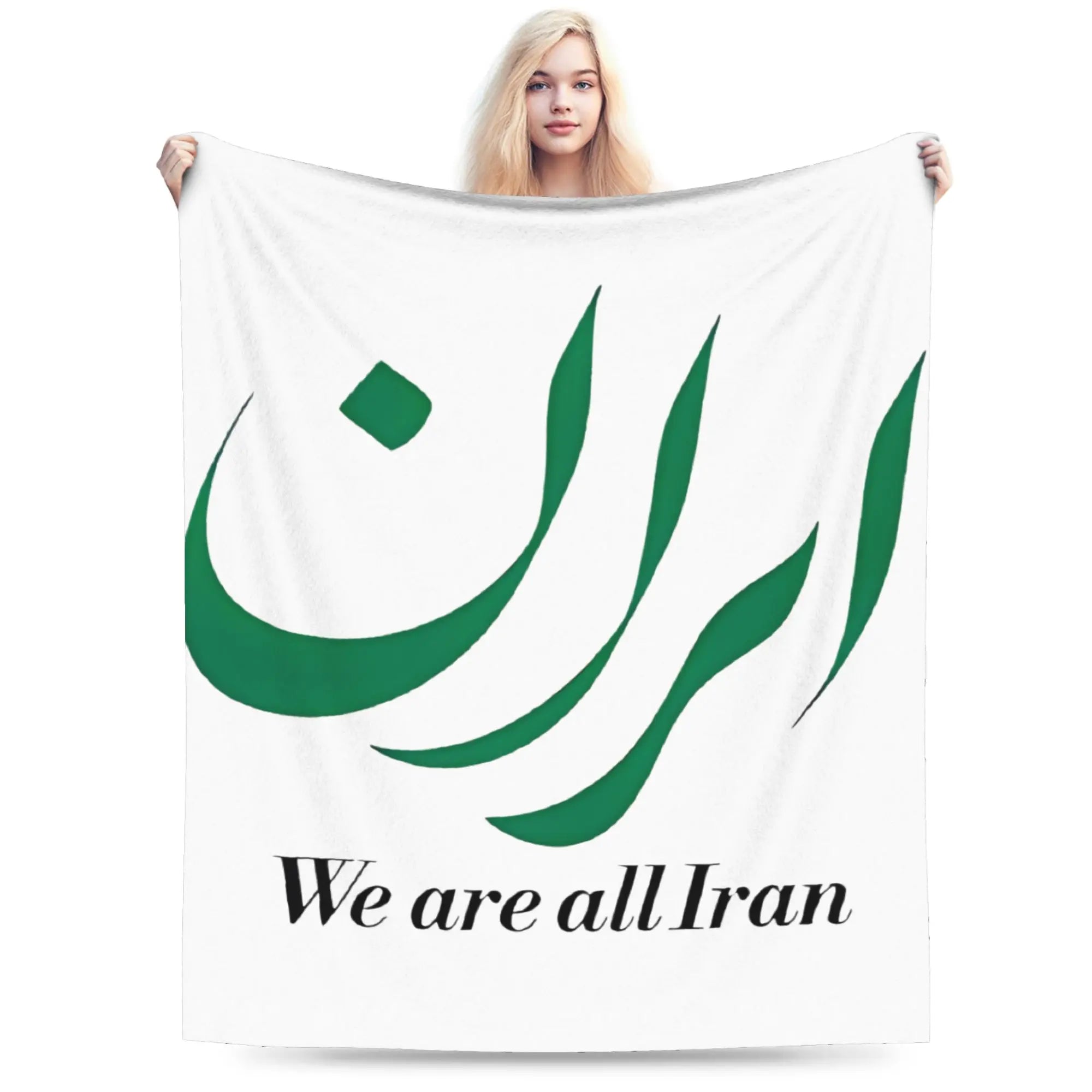 Ali Khamenei RIP A Brave Leader Of Iran 1939 2026 Warm Comfy Blanket For Chair Sofa Bed  Throw Blanket Winter Flannel Bedspread