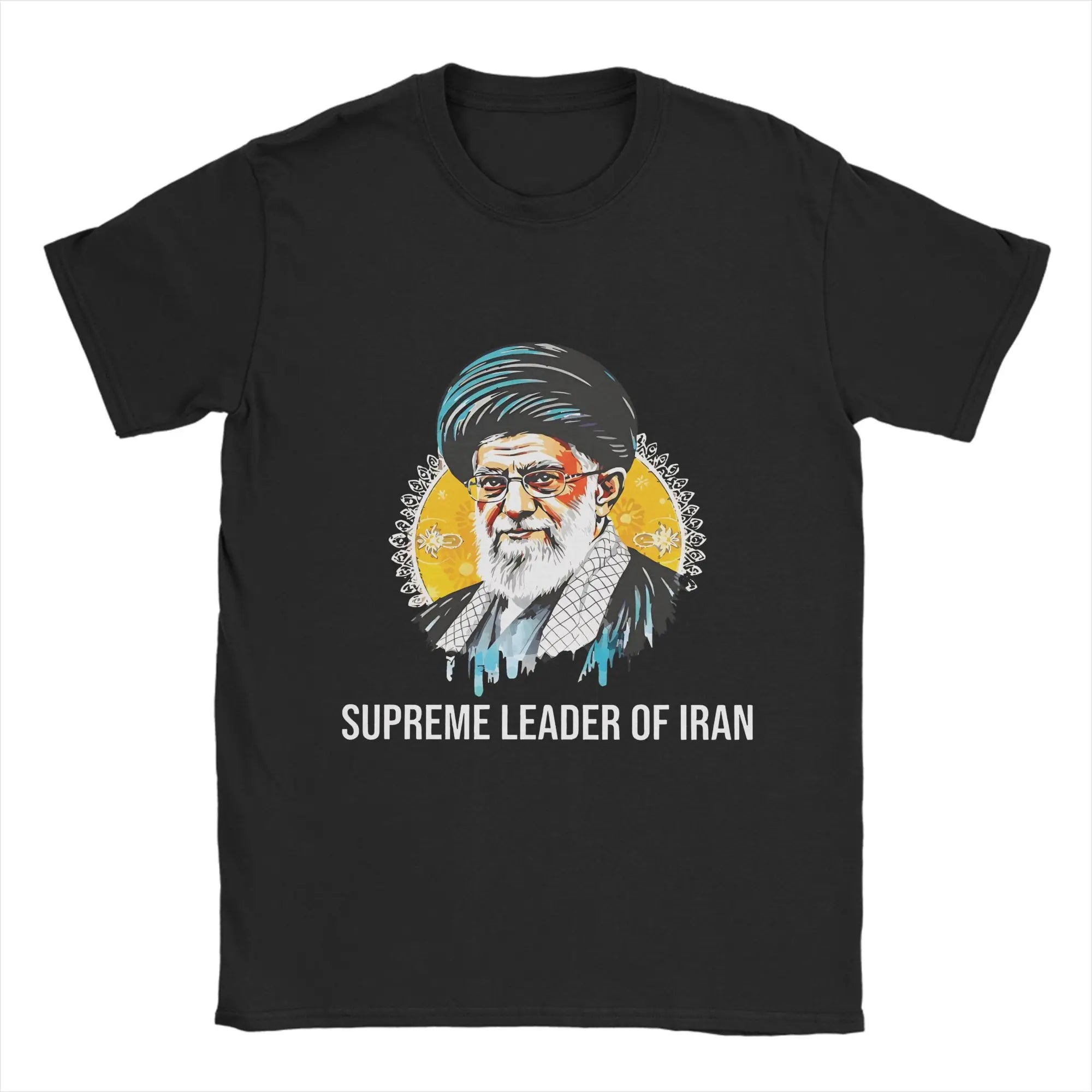 Ali Khamenei  Cotton T Shirt For Adult Summer  Street Style T-Shirts O Neck Hipster Tee Shirt Oversized Loose Tops