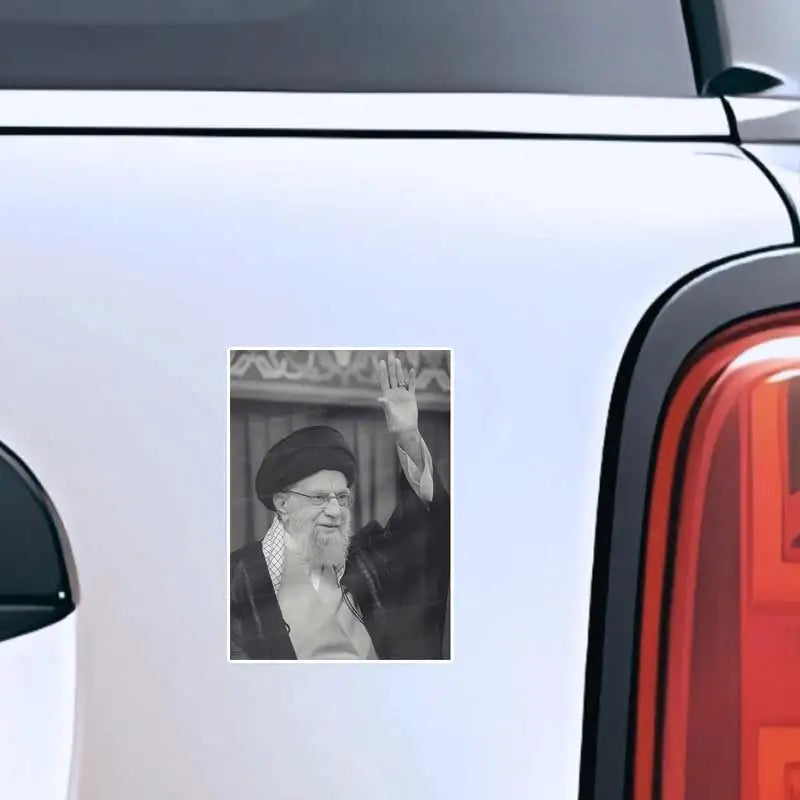 Ali Khamenei Iran - Supreme Leader Car Sticker Self-adhesive Decal For Automotive Rear Window And Bumper Waterproof Sticker Y420
