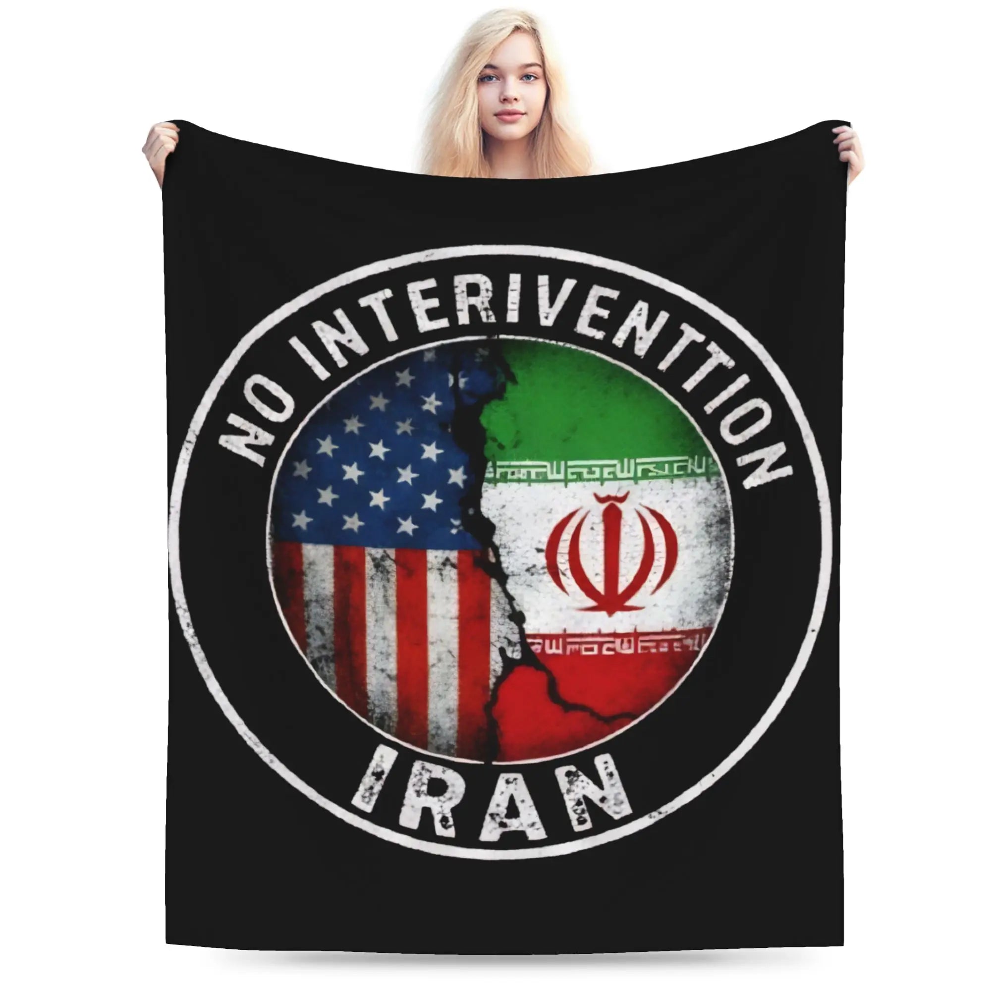 Ali Khamenei RIP A Brave Leader Of Iran 1939 2026 Warm Comfy Blanket For Chair Sofa Bed  Throw Blanket Winter Flannel Bedspread